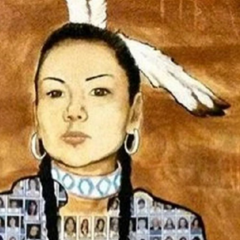 Image of a native american woman 