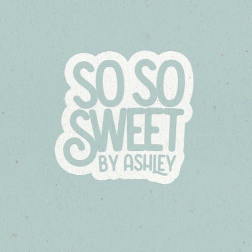 Square blue logo reading So So Sweet
