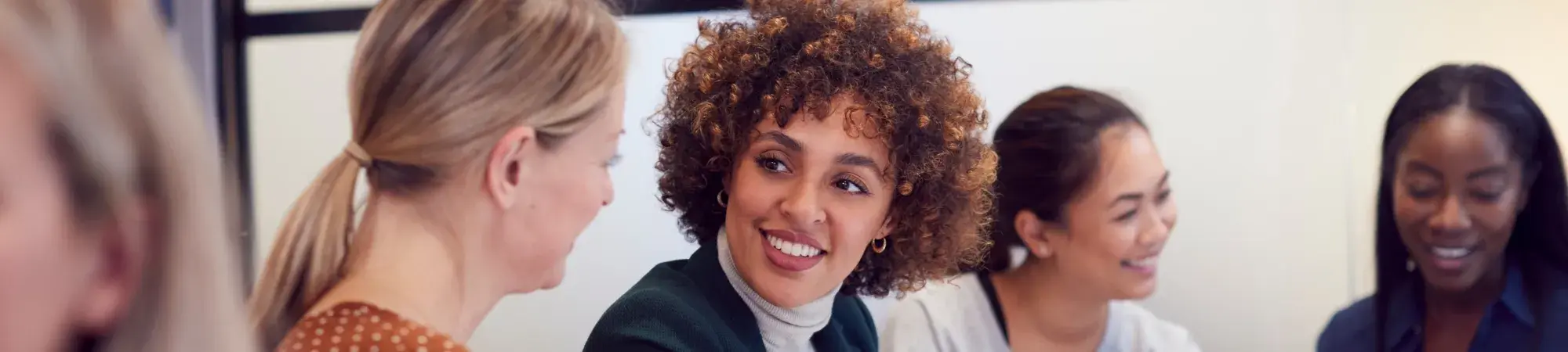 Women in a business meeting