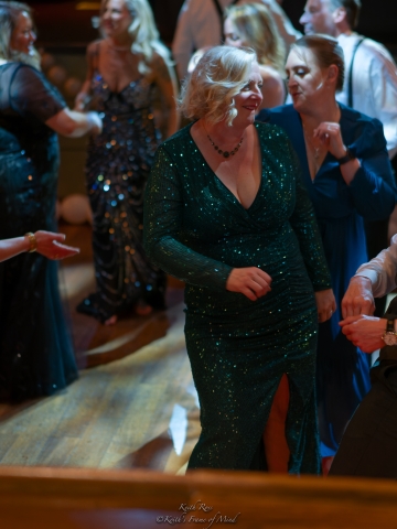 dancing people at a party