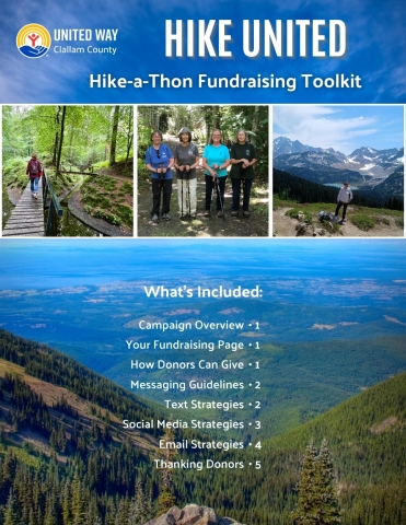Thumbnail image of a Fundraising Toolkit for United Way's Hike United hike-a-thon
