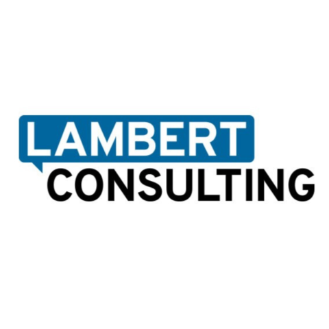 block letters reading lambert consulting