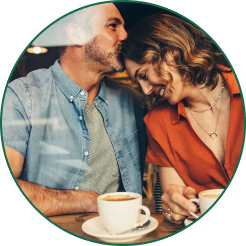 couple on a coffee date