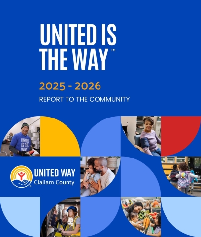 Cover page of annual report to the community