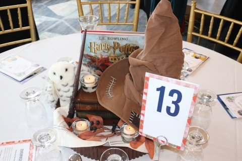 Harry Potter themed centerpiece